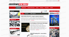 Desktop Screenshot of e-obrobkametalu.pl